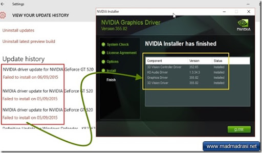 nvidia 210 drivers windows 10
